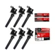 MAS Set of 6 Ignition Coil DG500 & 6 Motorcraft Platinum Spark Plug... Fast Ship