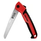 HAUTMEC 7 inch Folding Saw, SK-5 Steel and Triple-ground 7 (180mm), Red HAUTMEC 7 inch Folding Saw, SK-5 Steel and Triple-ground 7 (180mm), Red