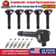 Ignition Coil and Iridium Spark Plug For Honda Accord Odyssey 3.5 V6 UF603 97390 Ignition Coil and Iridium Spark Plug For Honda Accord Odyssey 3.5 V6 UF603 97390