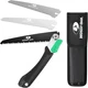 MOSSY OAK folding saw with 3 replacement blades, safety lock and storage case MOSSY OAK folding saw with 3 replacement blades, safety lock and storage case