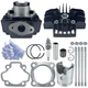 40mm 50cc Cylinder Head Piston Ring Gasket Top End Rebuild Kit Compatible wit... 40mm 50cc Cylinder Head Piston Ring Gasket Top End Rebuild Kit Compatible wit...