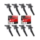 MAS Set of 8 Ignition Coil DG508 and Motorcraft Spark Plug SP493 co... Fast Ship